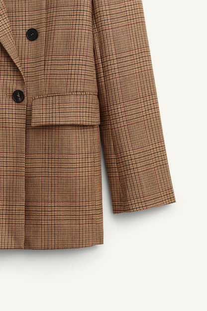 Limited Edition 100% Wool Check Blazer