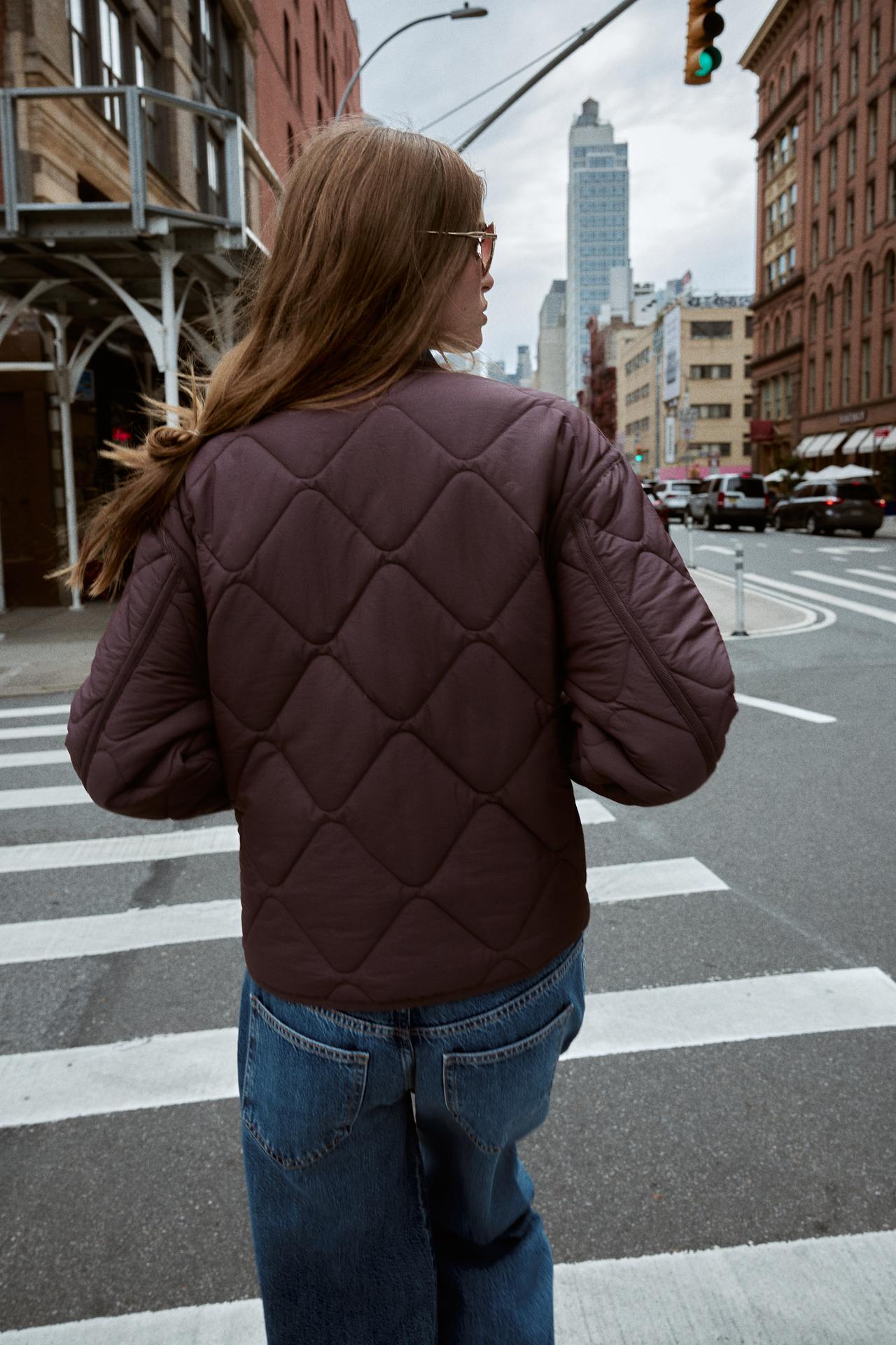 Quilted Jacket With Patch Pockets