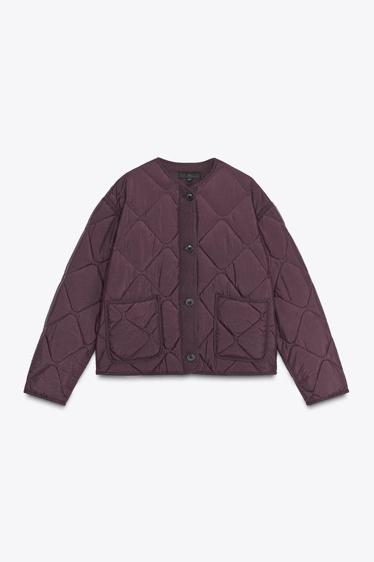 Quilted Jacket With Patch Pockets