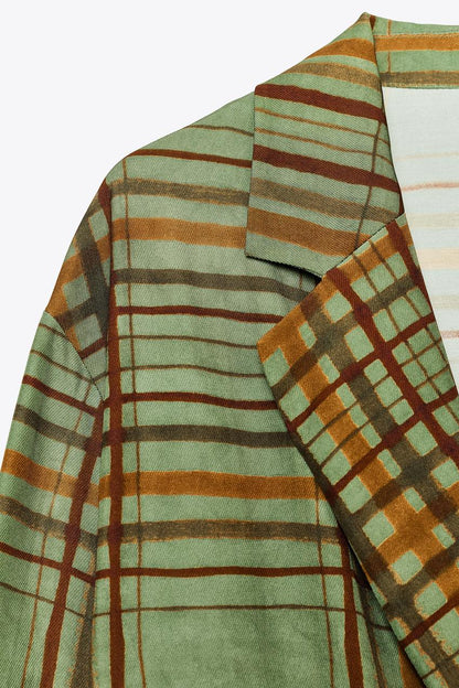 ZW Collection Flowy Check Blazer