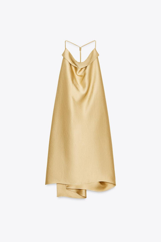 ZW Collection Satin Halter Top