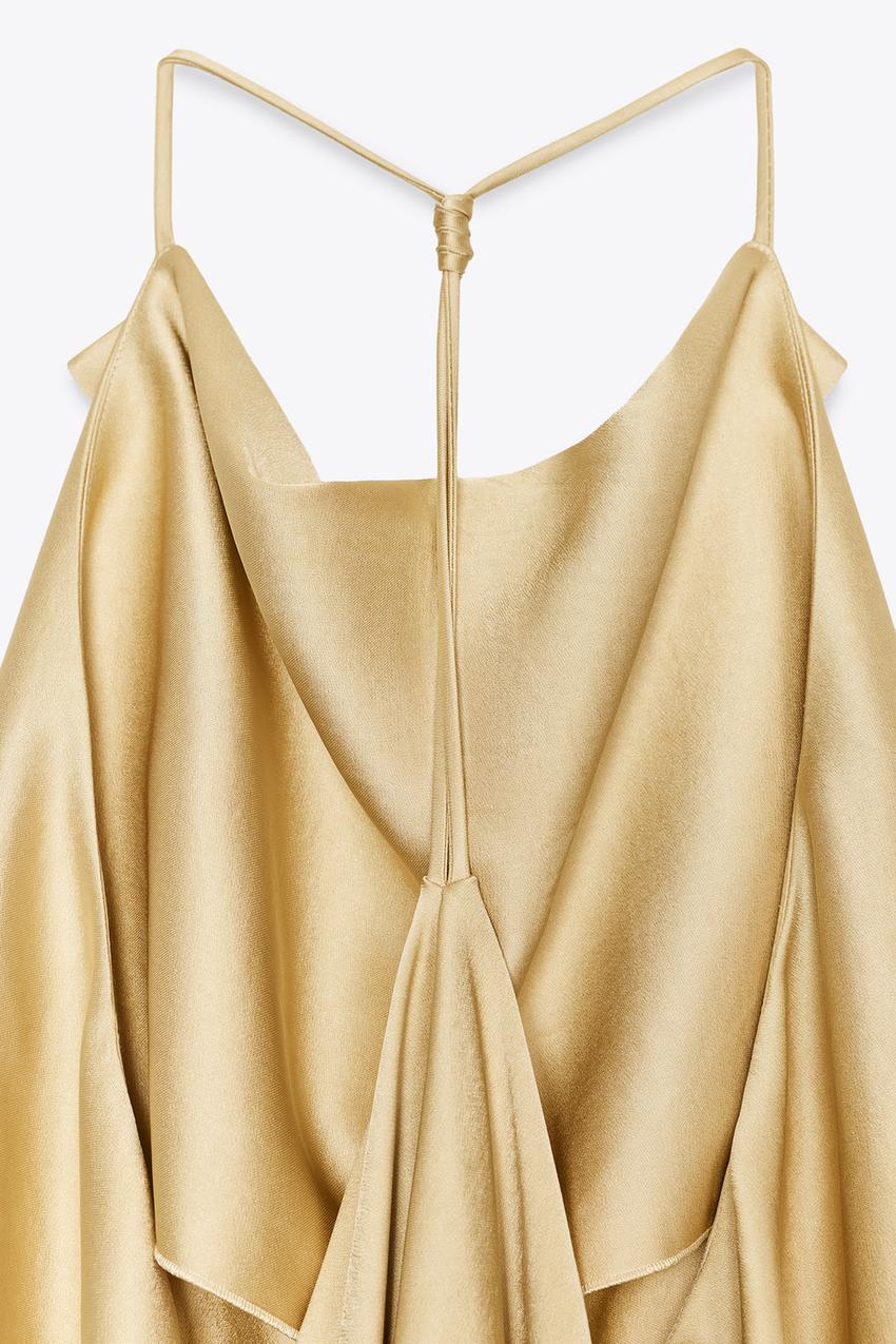 ZW Collection Satin Halter Top