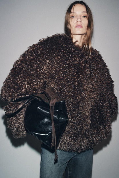 Faux Fur Coat Zw Collection