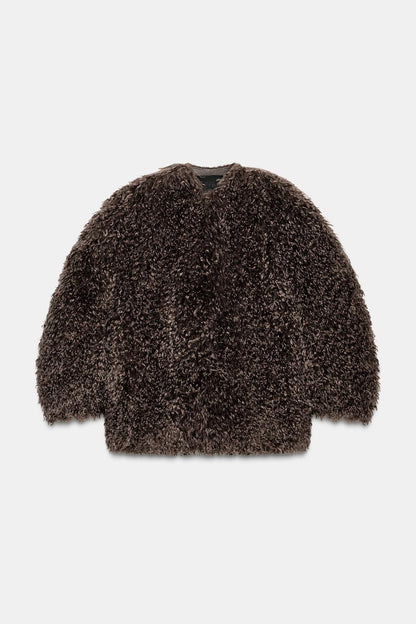 Faux Fur Coat Zw Collection