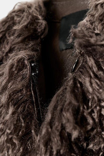 Faux Fur Coat Zw Collection