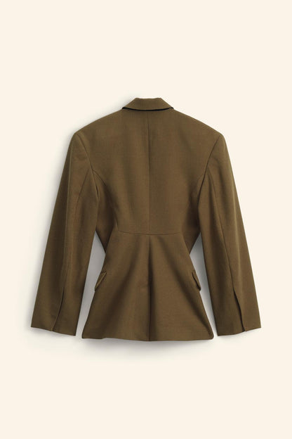 Limited edition 100% wool fitted blazer