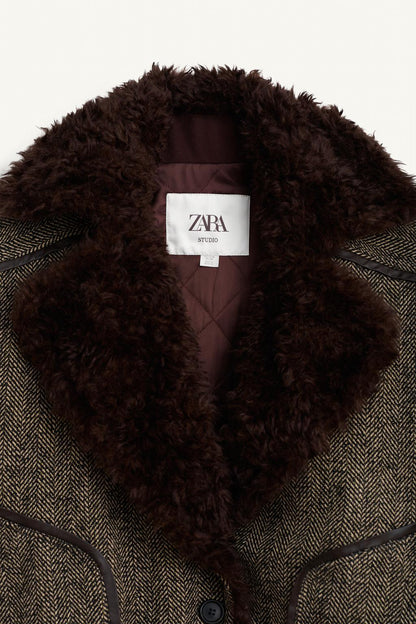 Limited Edition Herringbone Combined Bomber Jacket