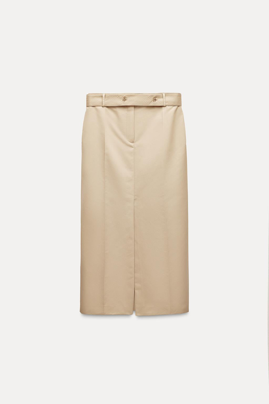 ZW Collection Straight Gabardine Skirt