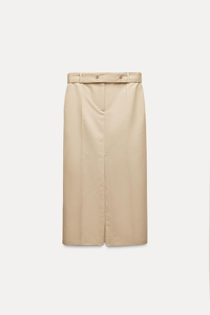 ZW Collection Straight Gabardine Skirt