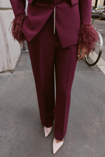 Straight-Leg Trousers