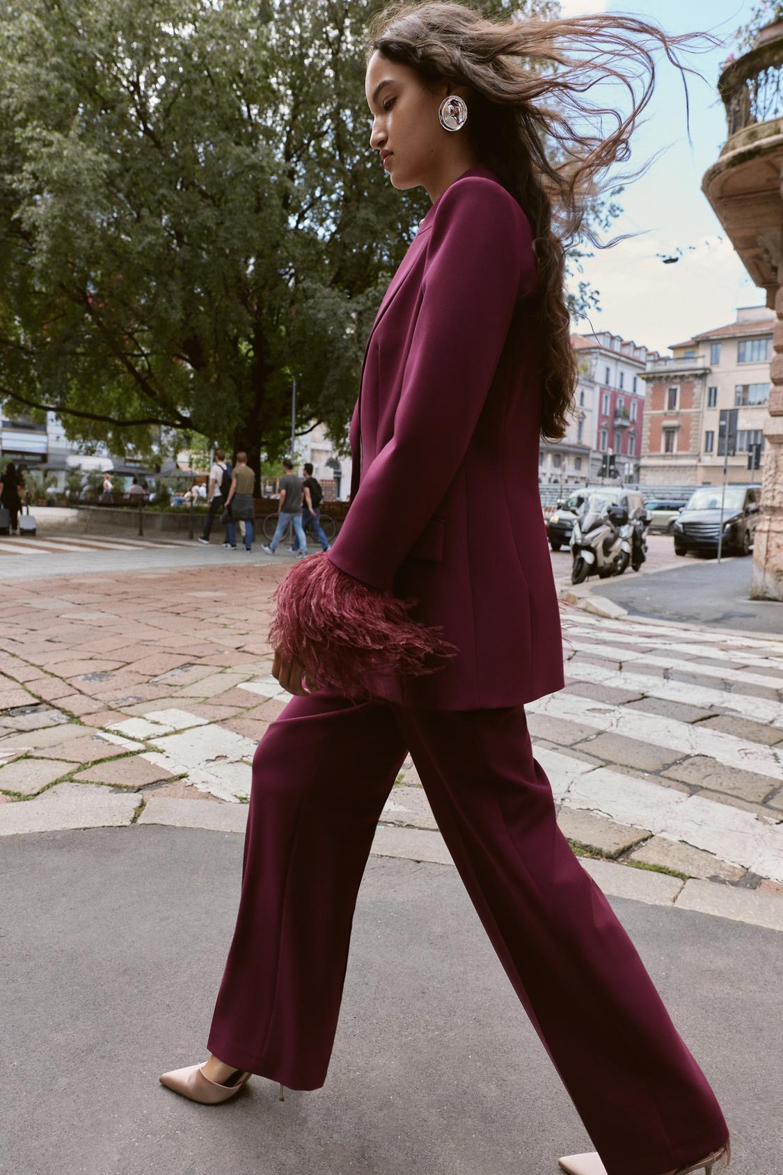 Straight-Leg Trousers