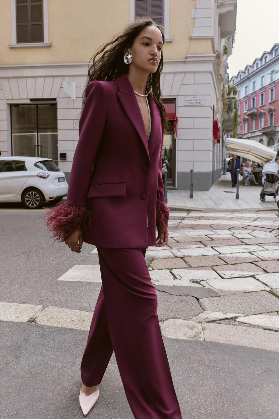 Straight-Leg Trousers