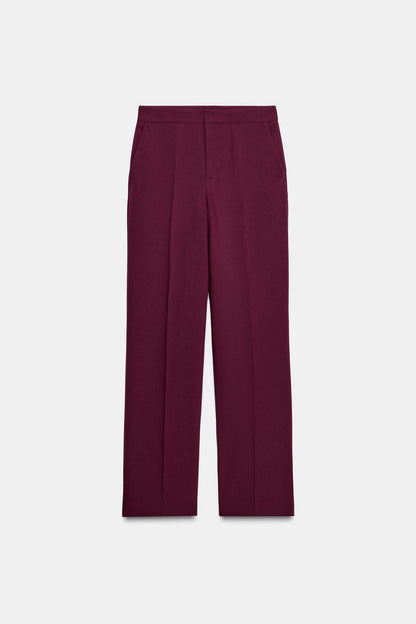 Straight-Leg Trousers