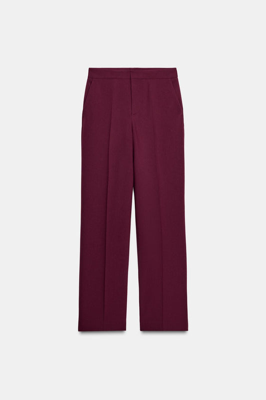 Straight-Leg Trousers