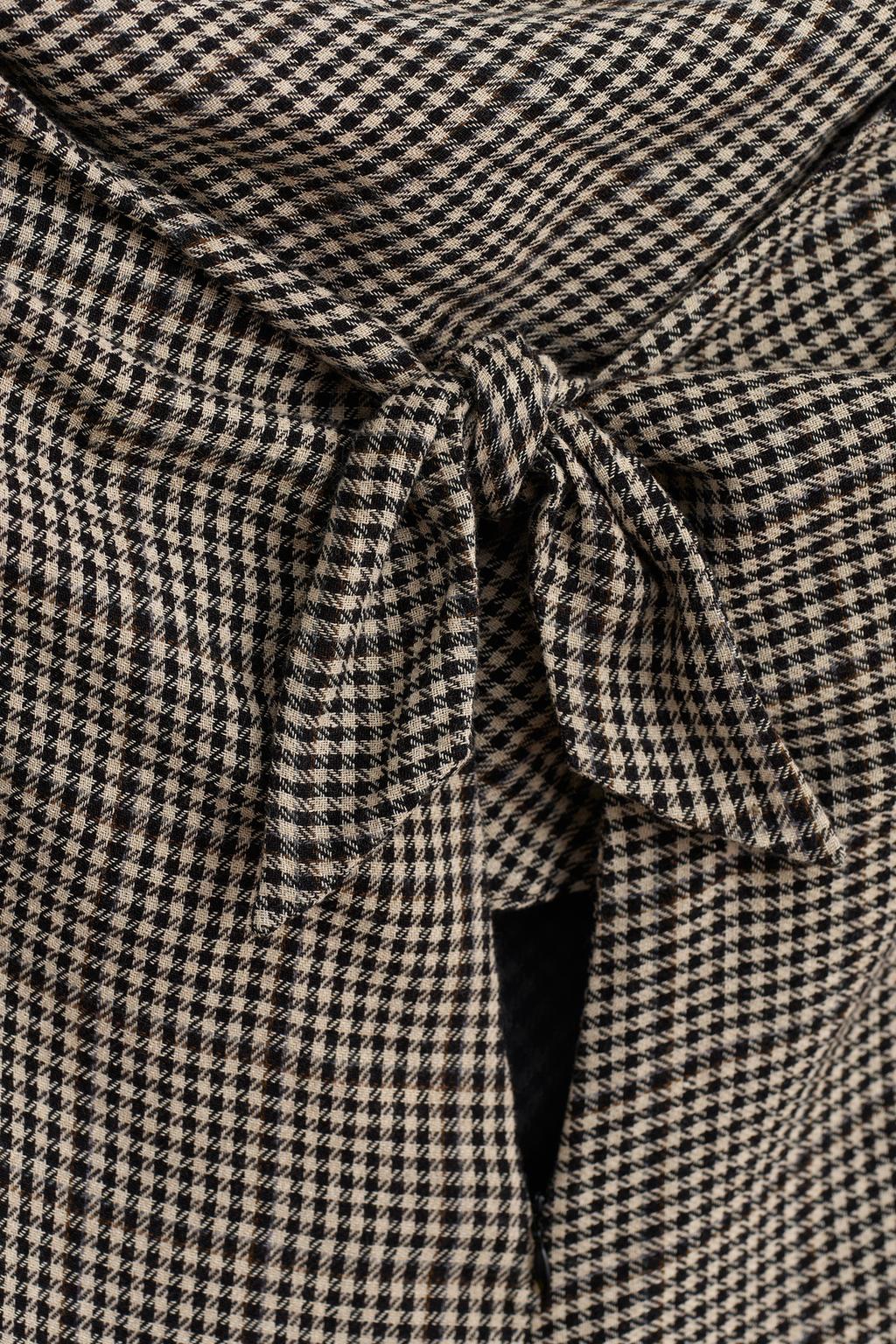 Limited Edition Checked Dress With Box Pleats