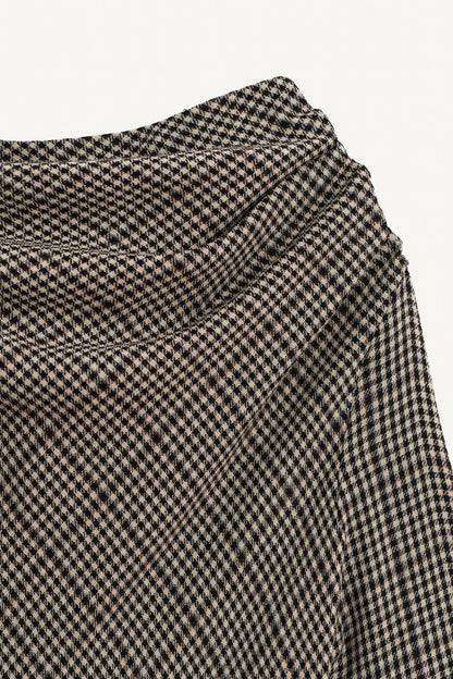 Limited Edition Checked Dress With Box Pleats