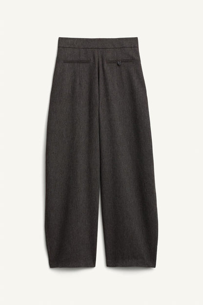 Limited Edition Volume Trousers With Pleats and Wool