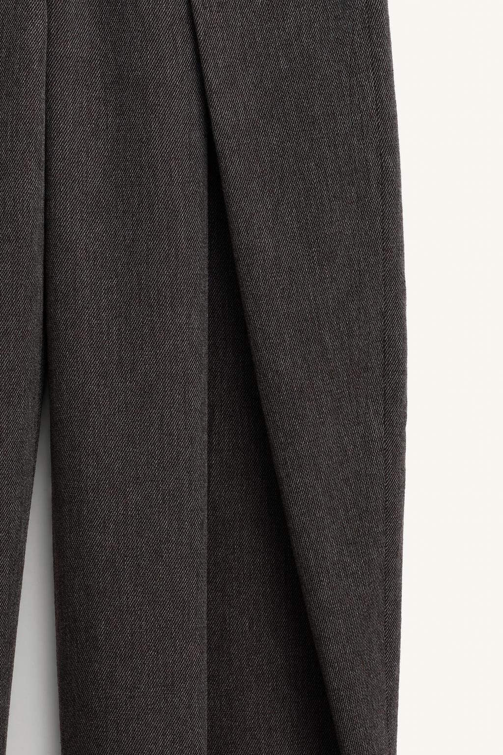 Limited Edition Volume Trousers With Pleats and Wool