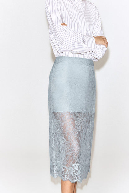 Lace Midi Skirt