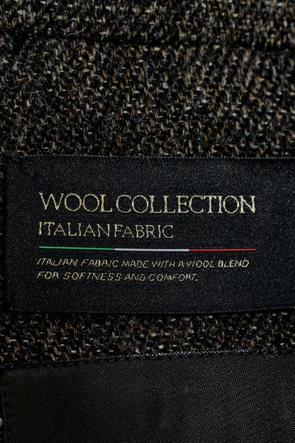 Wool Blend Coat With Vents Zw Collection