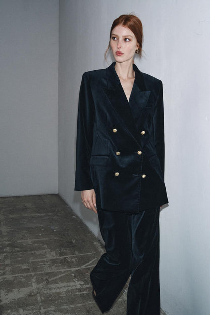 Flare Velvet Trousers Zw Collection Limited Edition