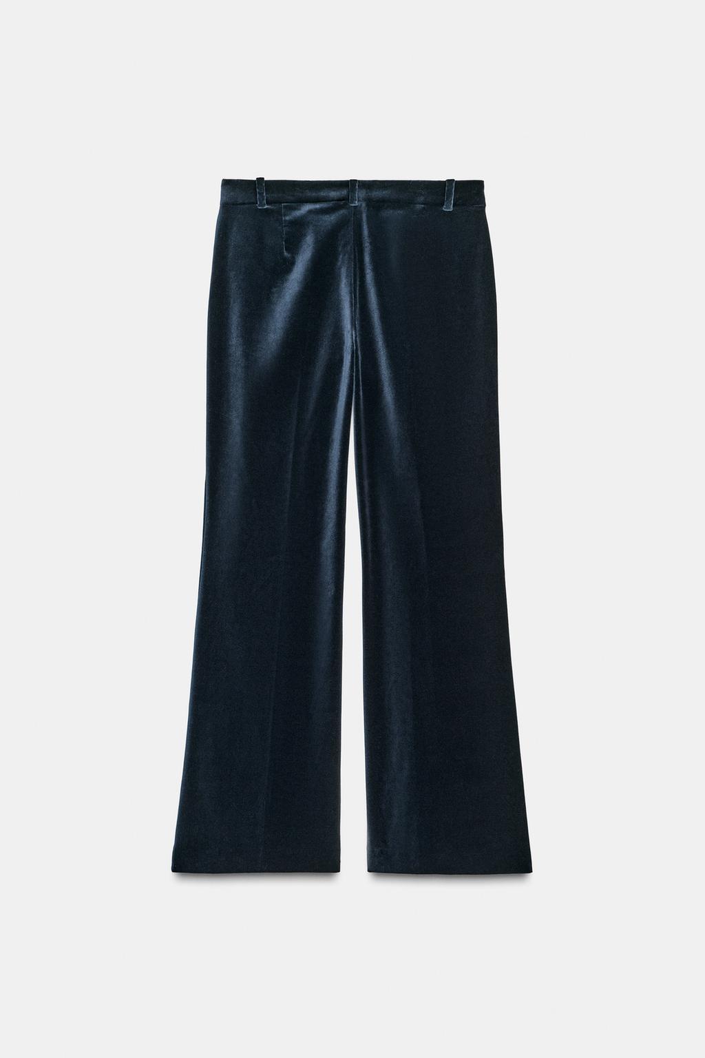 Flare Velvet Trousers Zw Collection Limited Edition