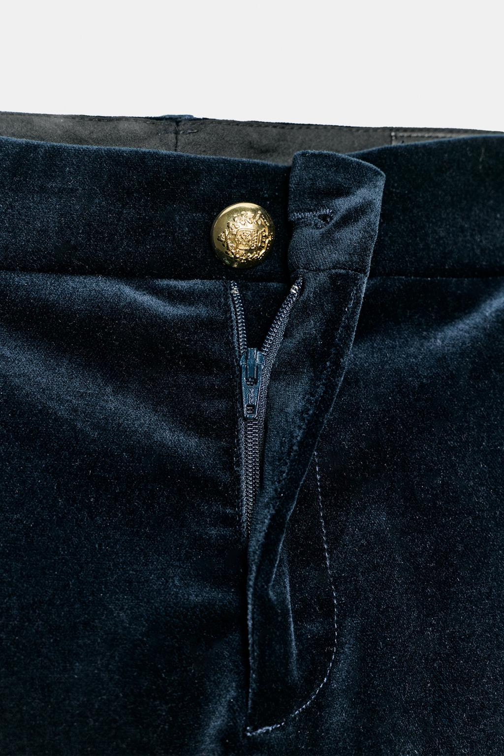 Flare Velvet Trousers Zw Collection Limited Edition