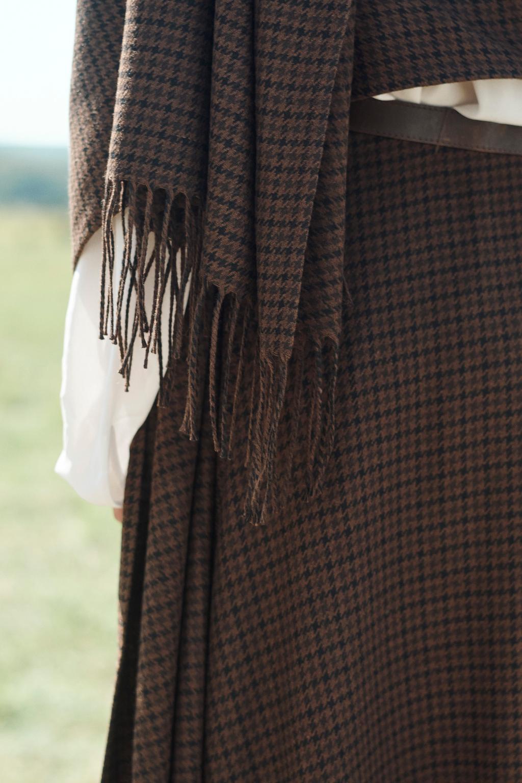 Limited Edition Asymmetric Hem Fringed Skirt
