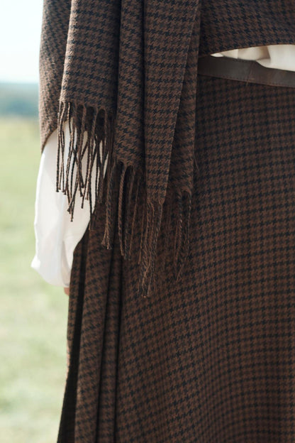 Limited Edition Asymmetric Hem Fringed Skirt