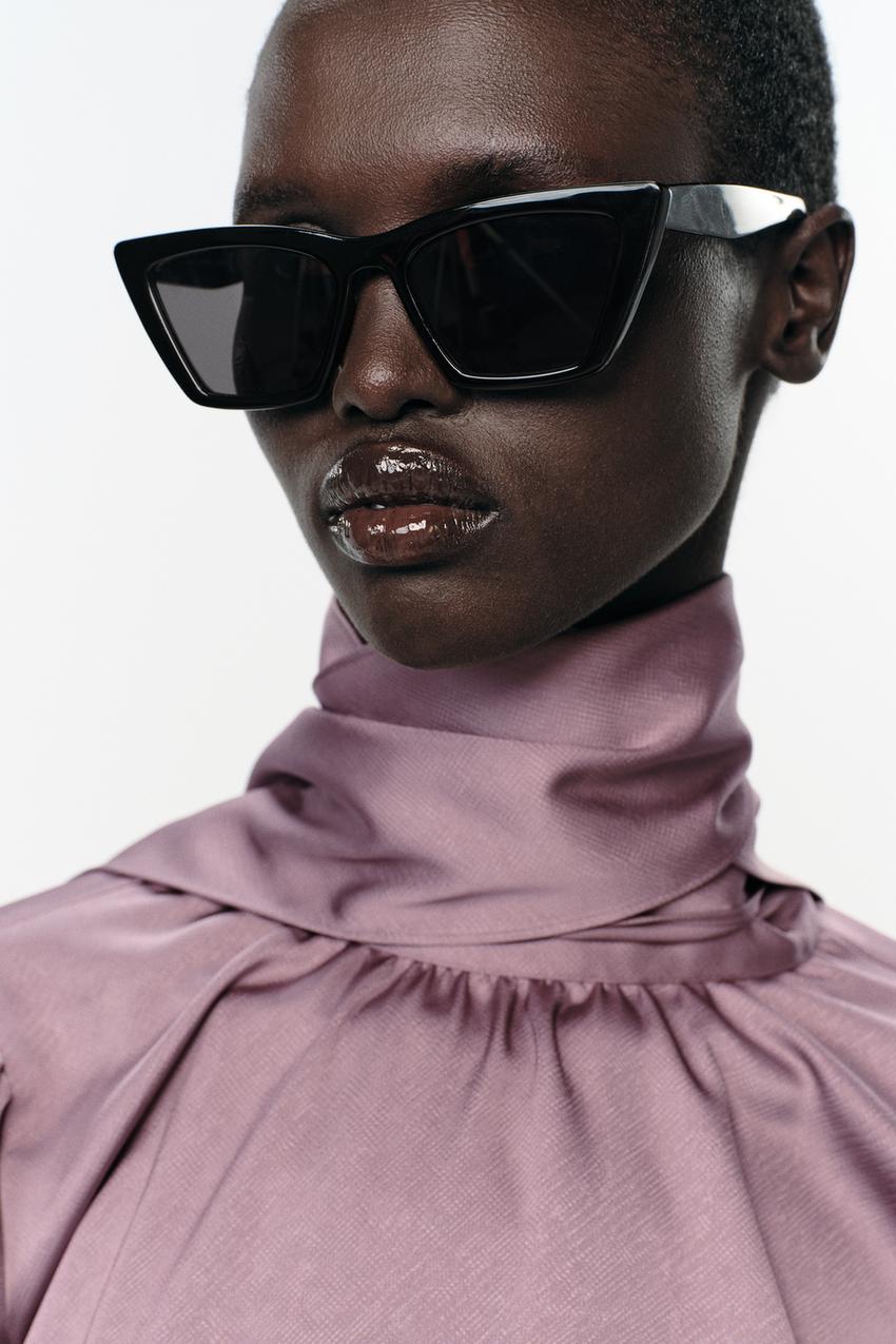Satin Shirt With Bow