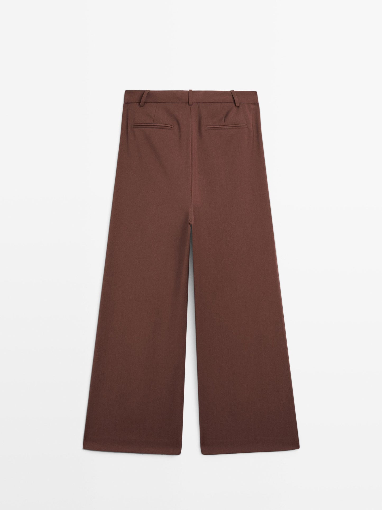 Wide-leg trousers with double dart