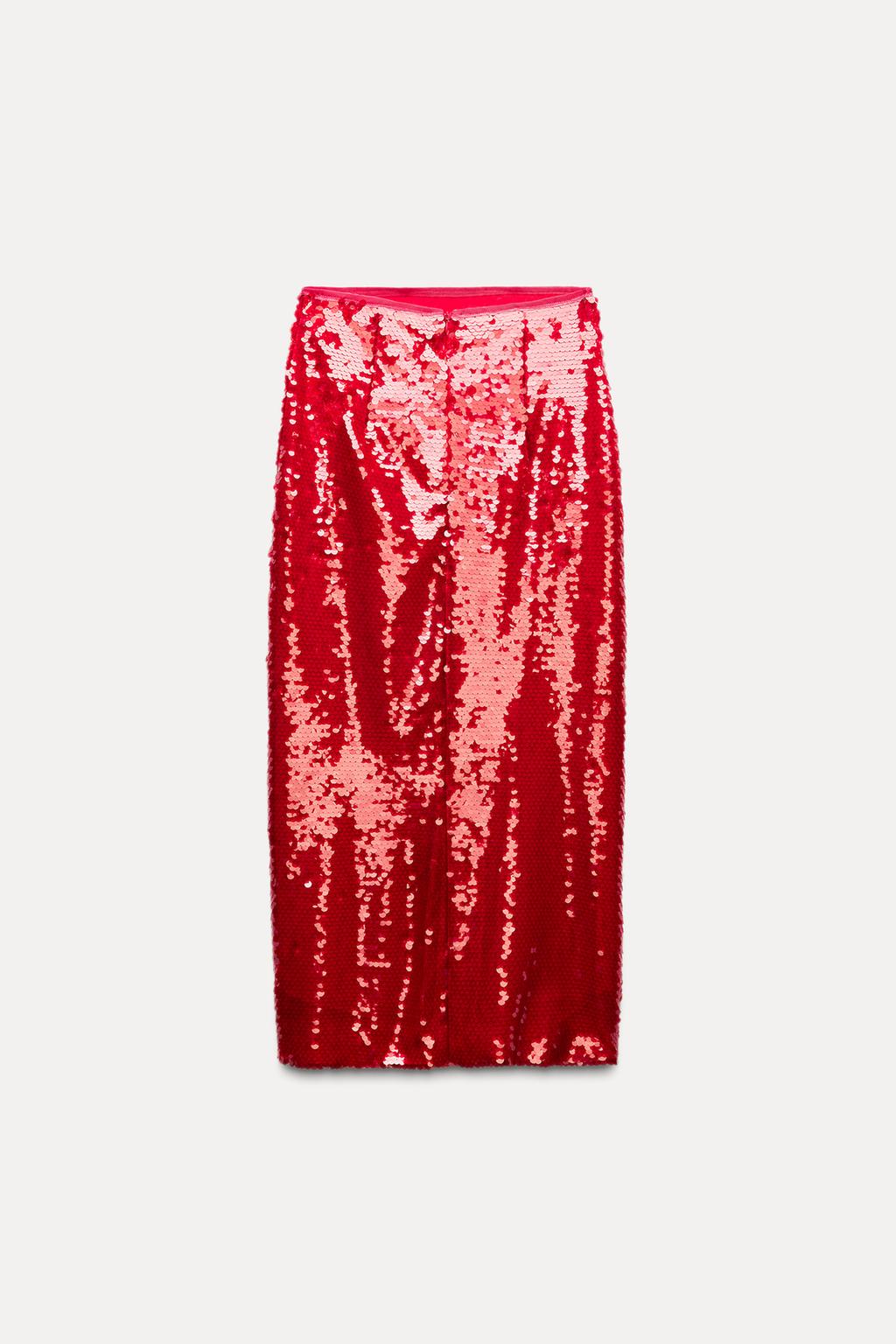 ZW Collection Sequinned Midi Skirt