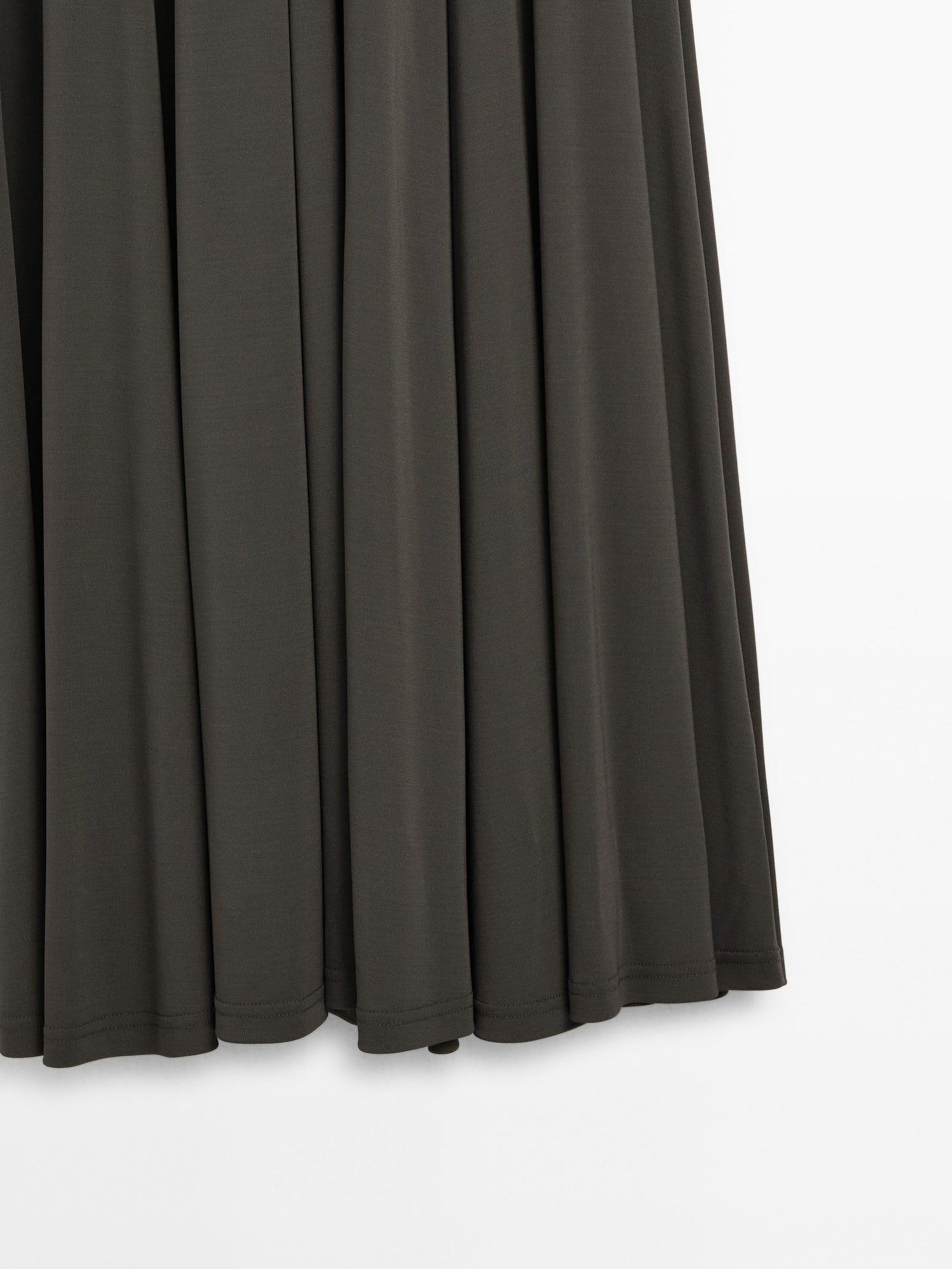 Long flowing halter-neck dress