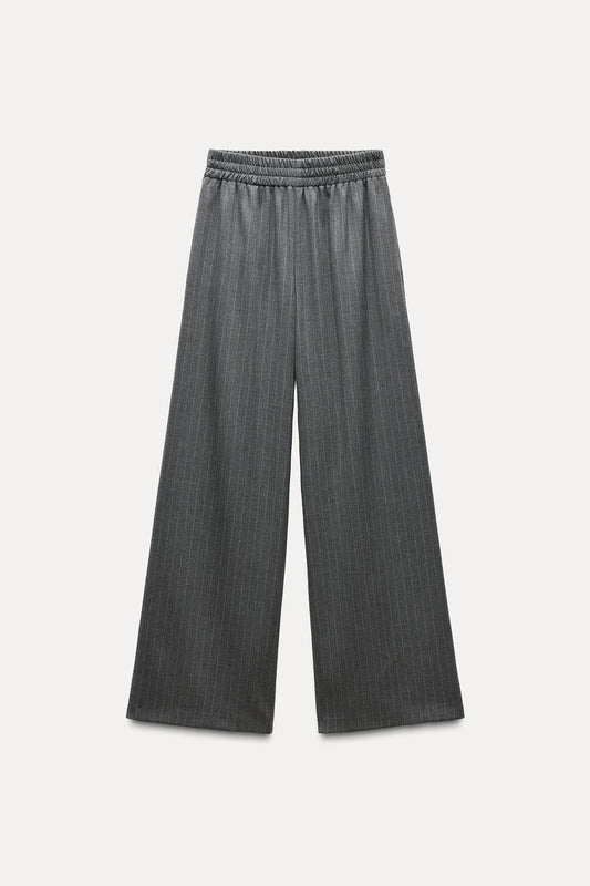 Pinstripe Palazzo Trousers