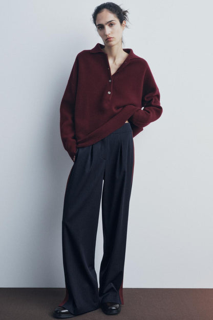 ZW Collection Side Stripe Trousers
