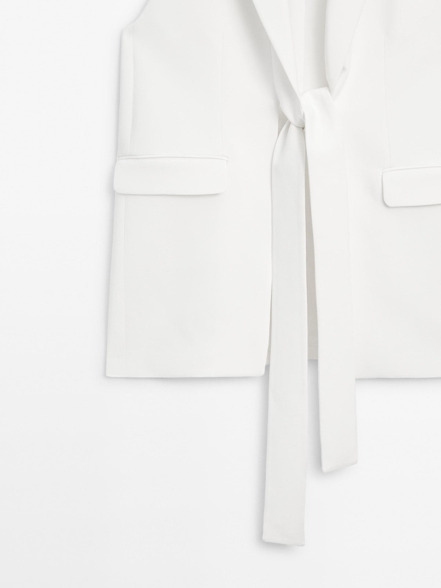 Smart waistcoat with bow detail