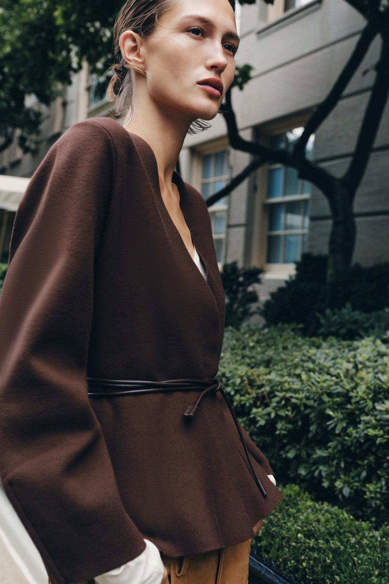 Cardigan With Belt