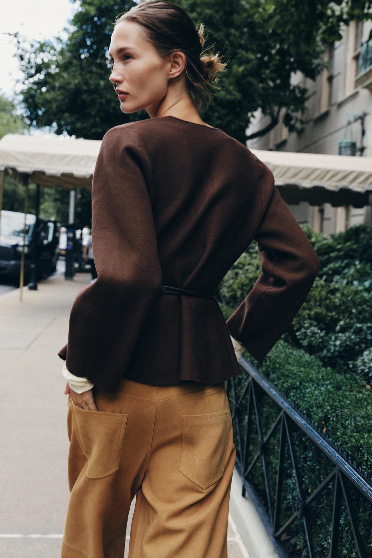 Cardigan With Belt