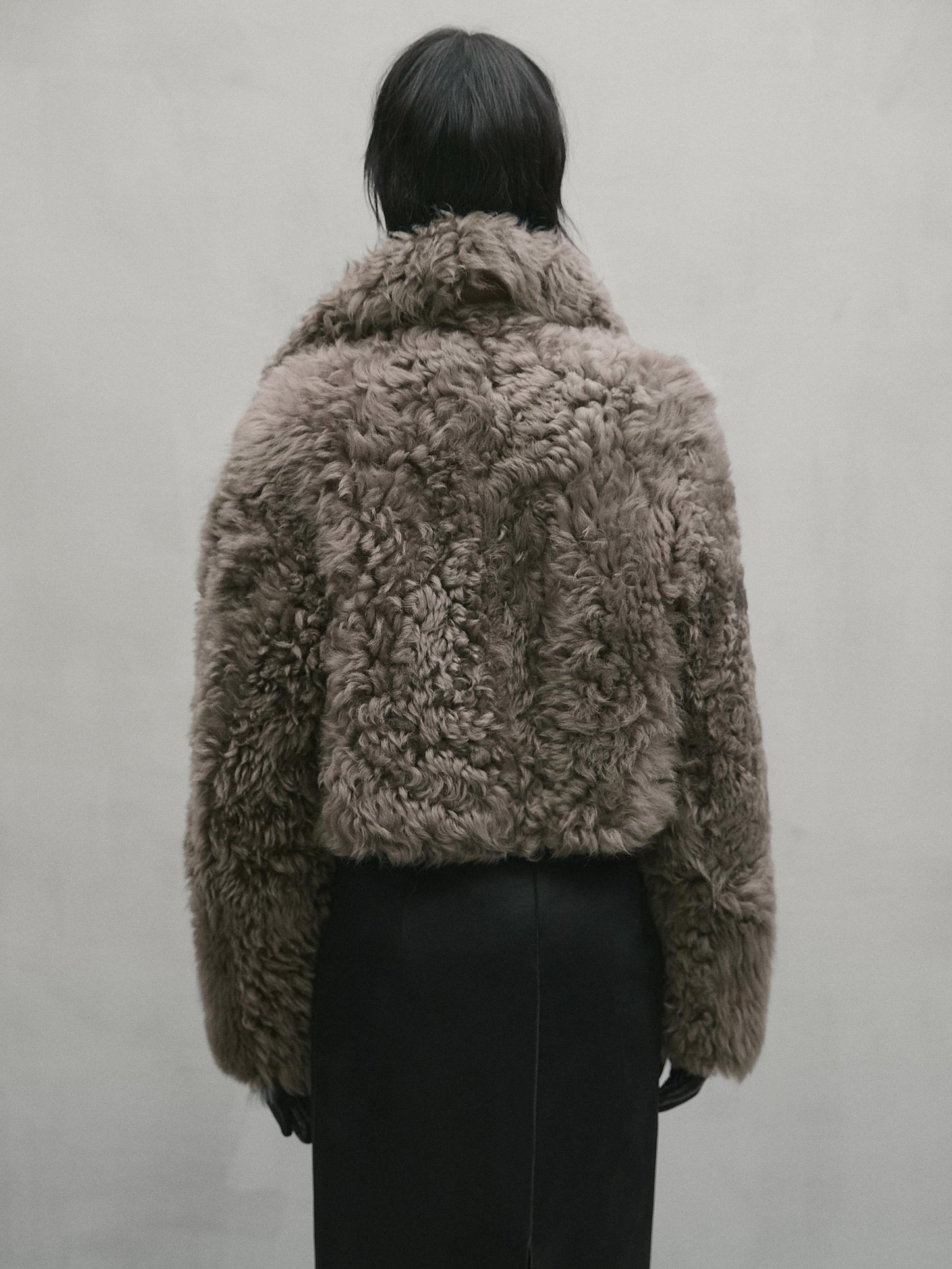 Short fur coat