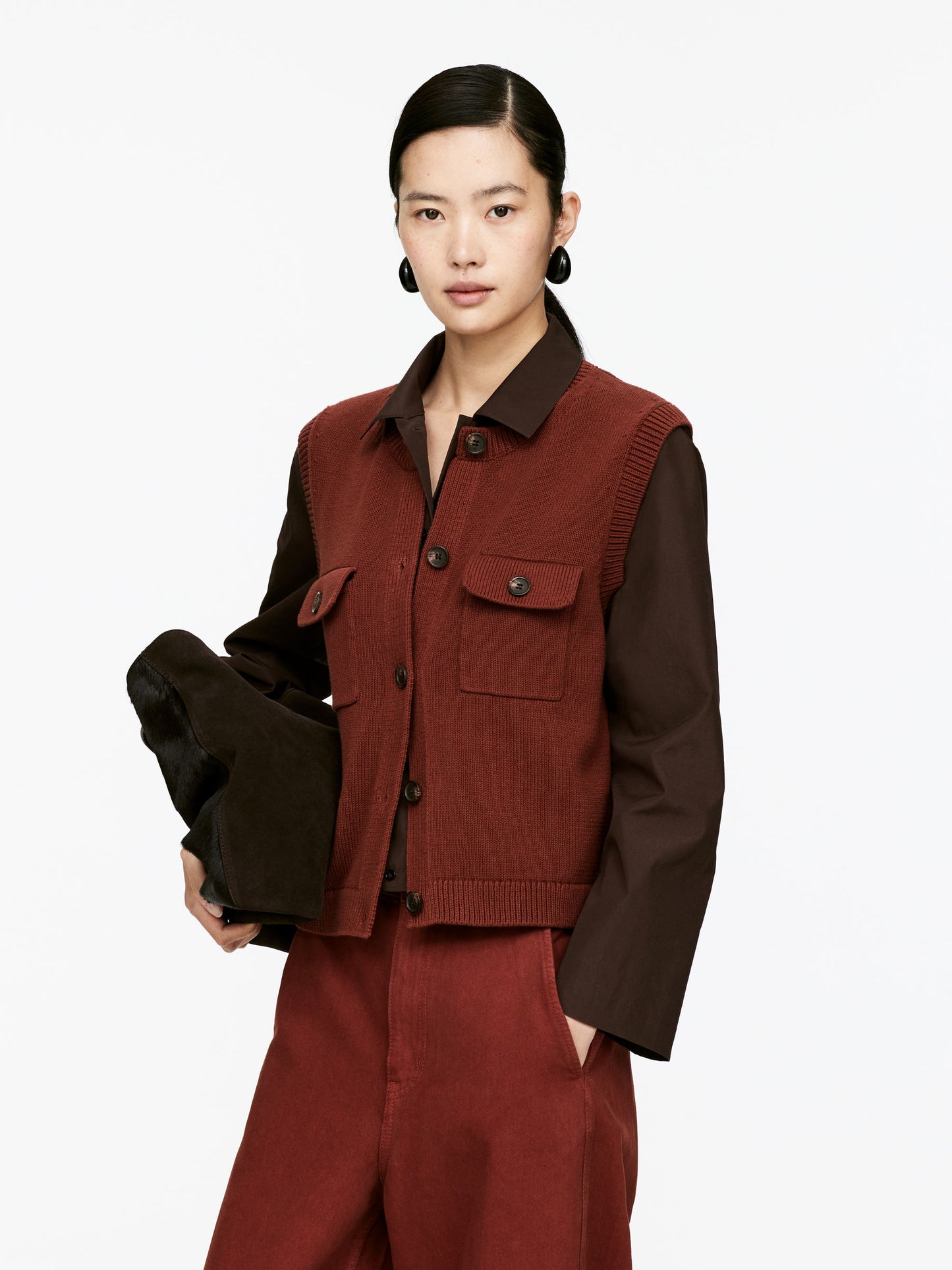 Knitted Cotton Vest