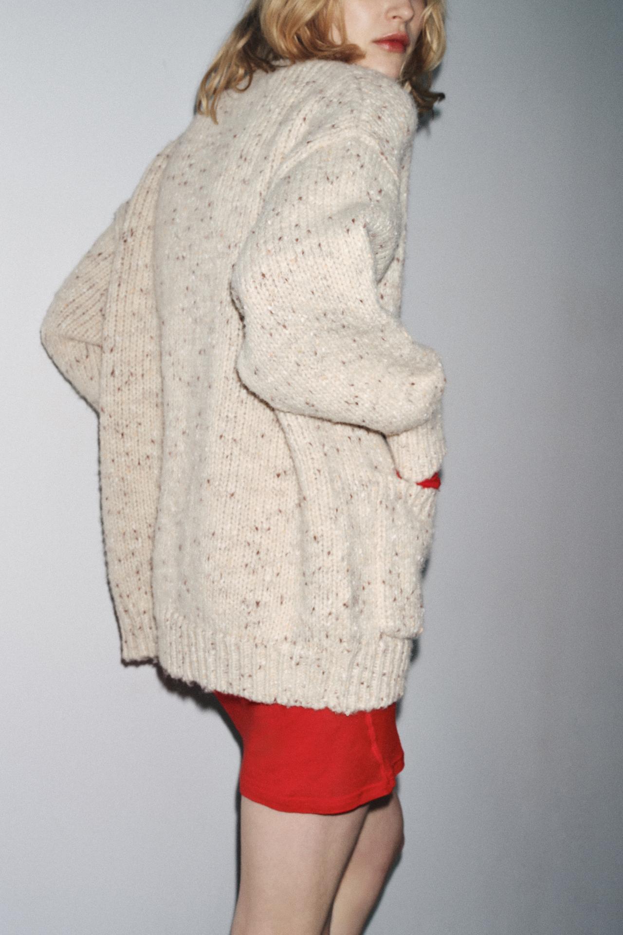 Pinchita Oversized Knit Cardigan