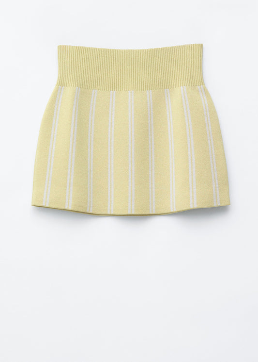 Shimmer Knit Mini Skirt