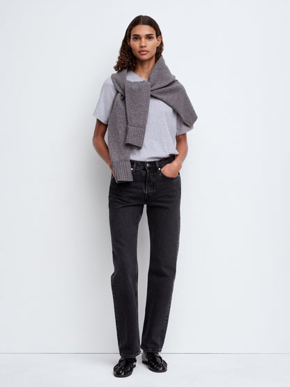 Folded Sleeve Wool Jumper
