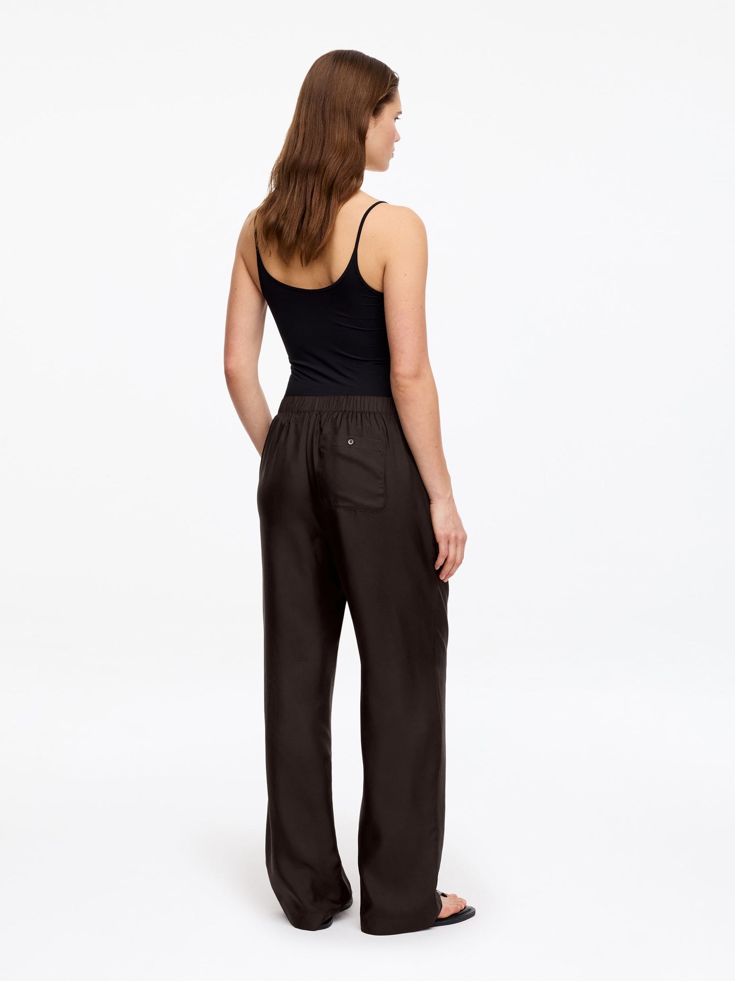 Silk Twill Trousers