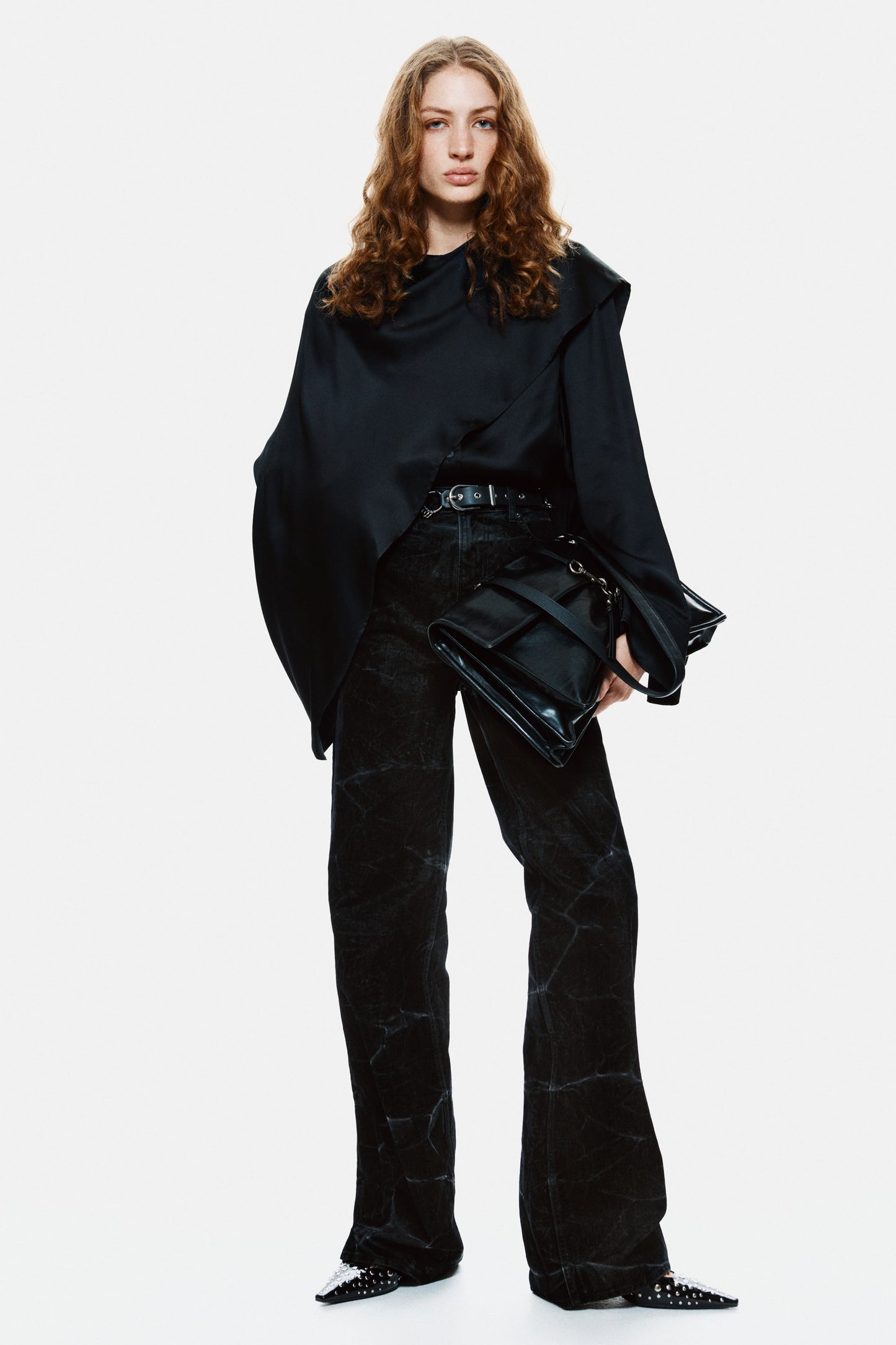 Cape blouse