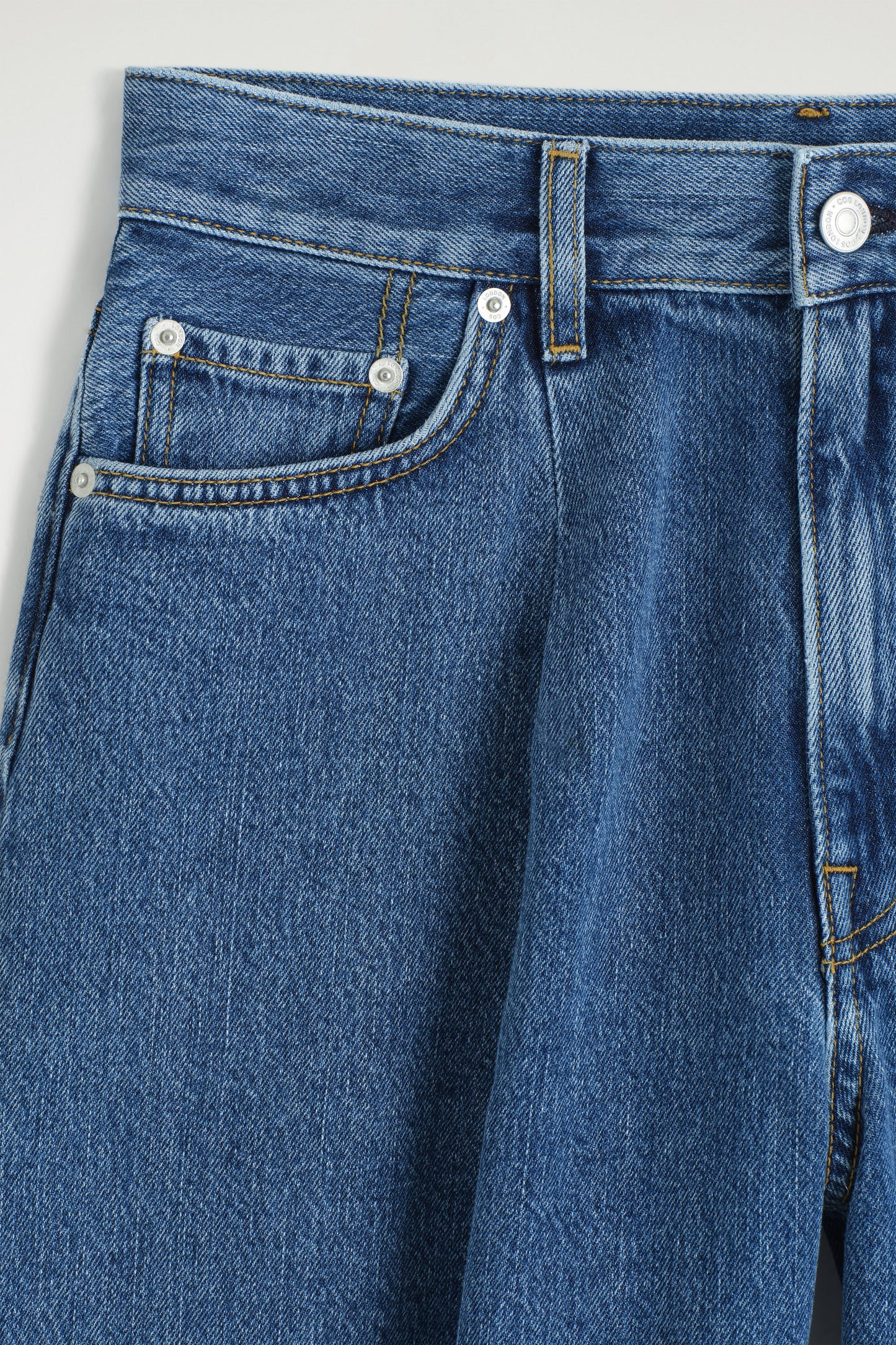 Wide-Leg Denim Shorts
