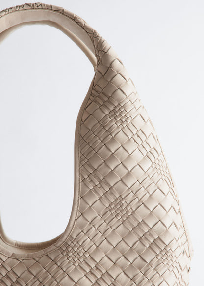 Braided Leather Tote