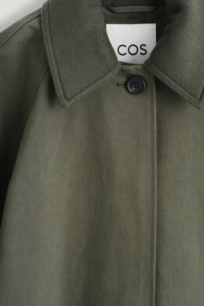 Wool-Trimmed Long Car Coat