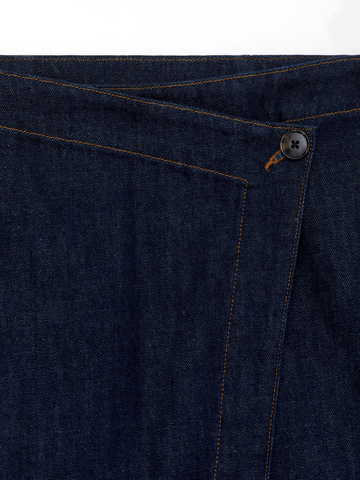 Denim Wrap Skirt