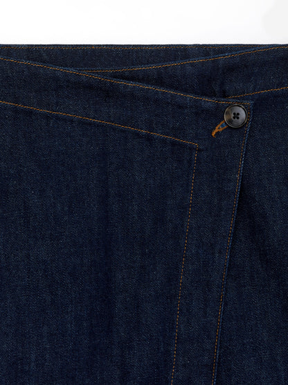 Denim Wrap Skirt